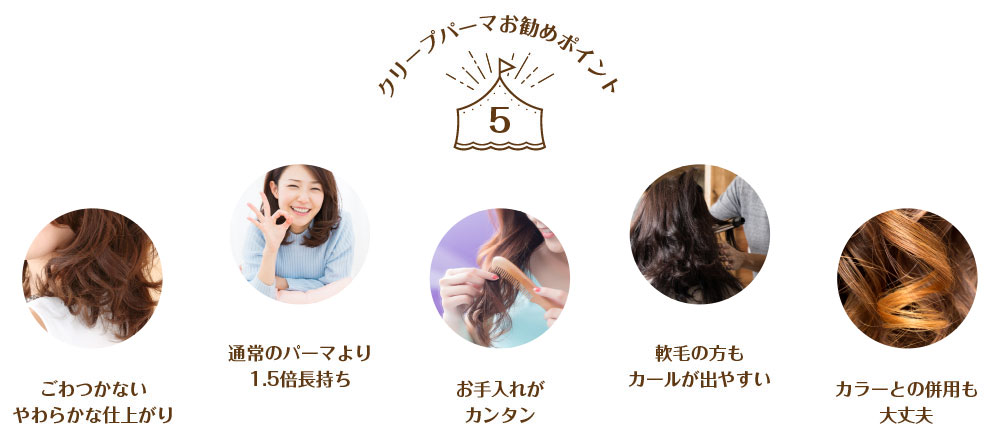 クリープパーマお勧めポイント